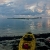 Kayak in Front of Bush Key