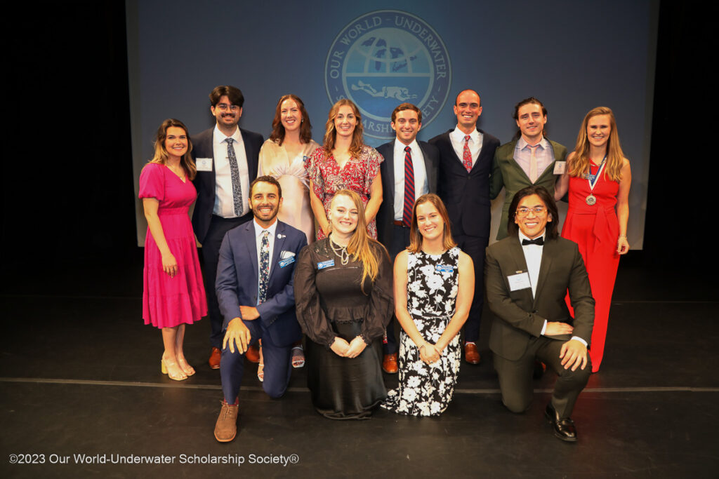 The internship crew at the 2023 OWUSS Awards Weekend. 